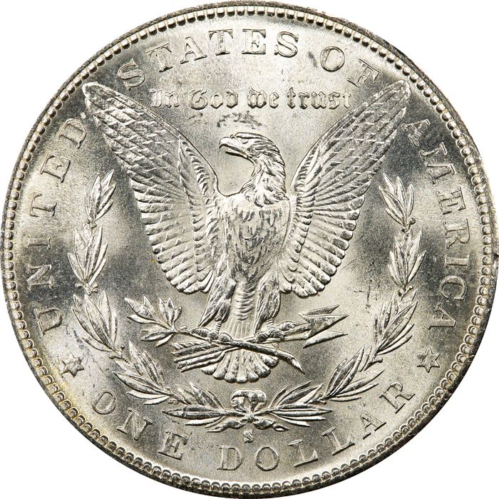 1882-S Morgan Dollar ($1) Reverse Image