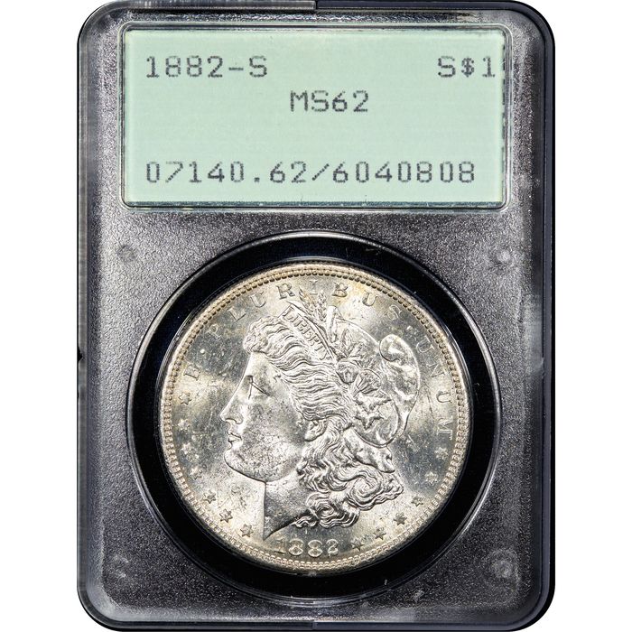 1882-S Morgan Dollar ($1) Rattler Obverse Image
