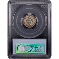 1882 Seated Liberty Dime (10c) Reverse Slab Image