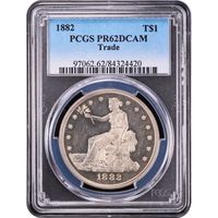 1882 Trade Dollar ($1) Obverse Slab Image
