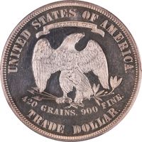 1882 Trade Dollar ($1) Reverse Image
