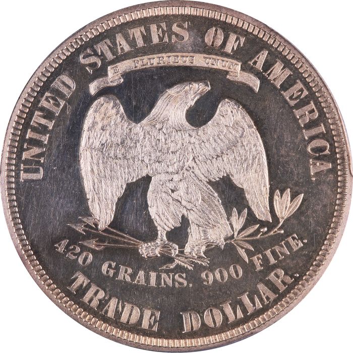 1882 Trade Dollar ($1) Reverse Image