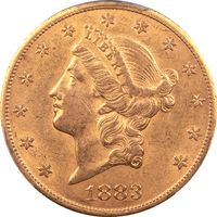 1883-CC Liberty Gold Double Eagle ($20) Obverse Image