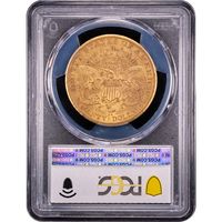 1883-CC Liberty Gold Double Eagle ($20) Reverse Slab Image