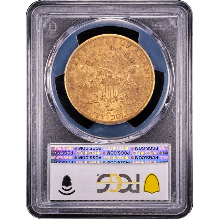 1883-CC Liberty Gold Double Eagle ($20) Reverse Slab Image