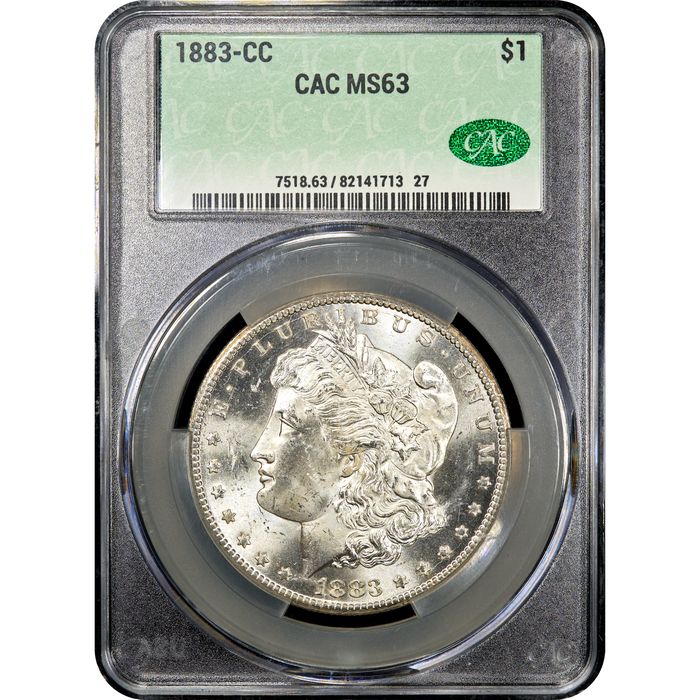 1883-CC Morgan Dollar ($1) Obverse Slab Image