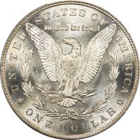 1883-CC Morgan Dollar ($1) Reverse Image
