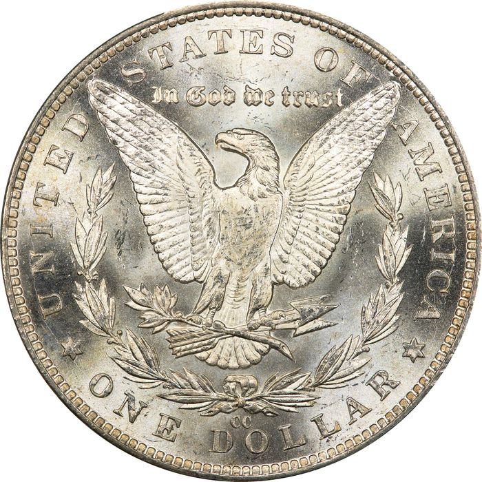 1883-CC Morgan Dollar ($1) Reverse Image