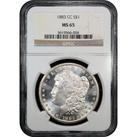 1883-CC Morgan Dollar ($1) Obverse Slab Image