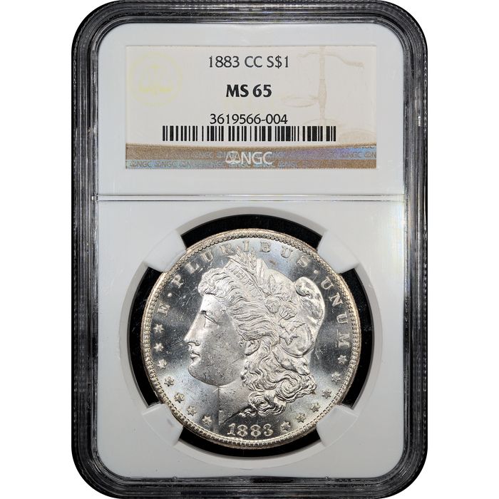 1883-CC Morgan Dollar ($1) Obverse Slab Image