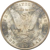 1883-CC Morgan Dollar Reverse Image
