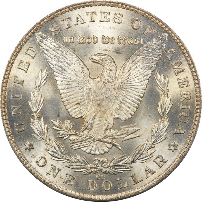 1883-CC Morgan Dollar Reverse Image