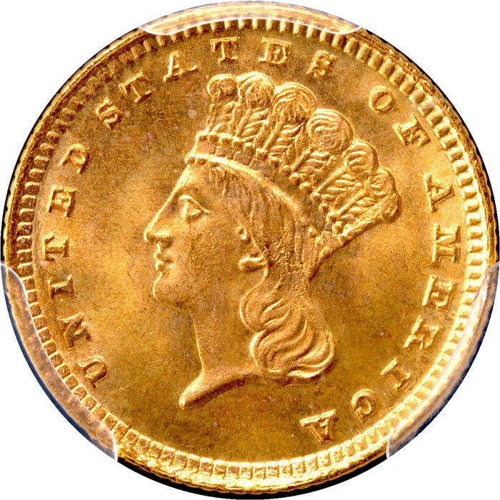 1883 Gold Dollar ($1) Photo 3