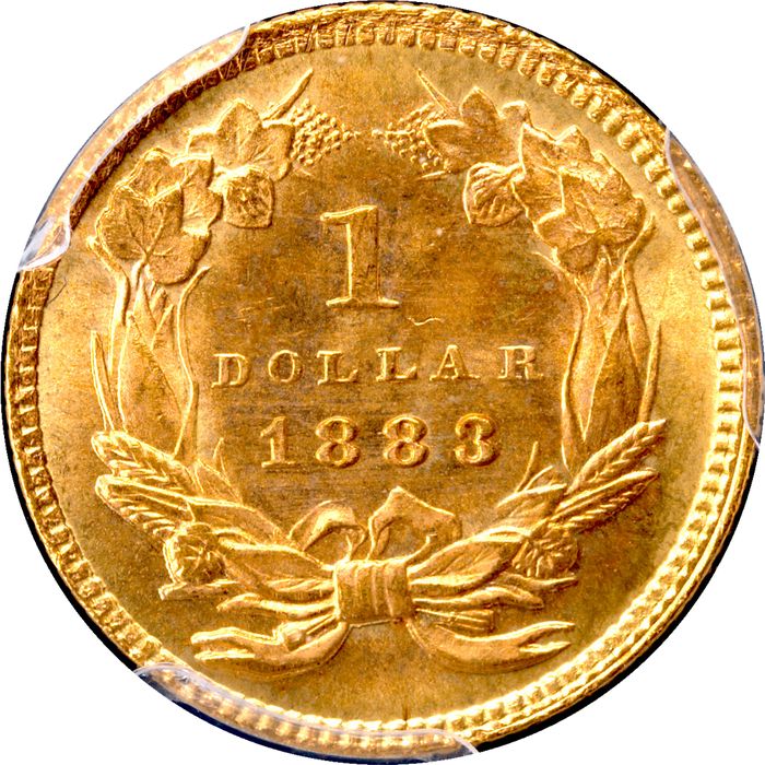 1883 Gold Dollar ($1) Photo 4