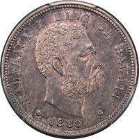 1883 Hawaii Dime (10c) Obverse Image