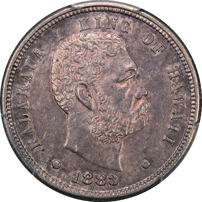 1883 Hawaii Dime (10c) Obverse Image