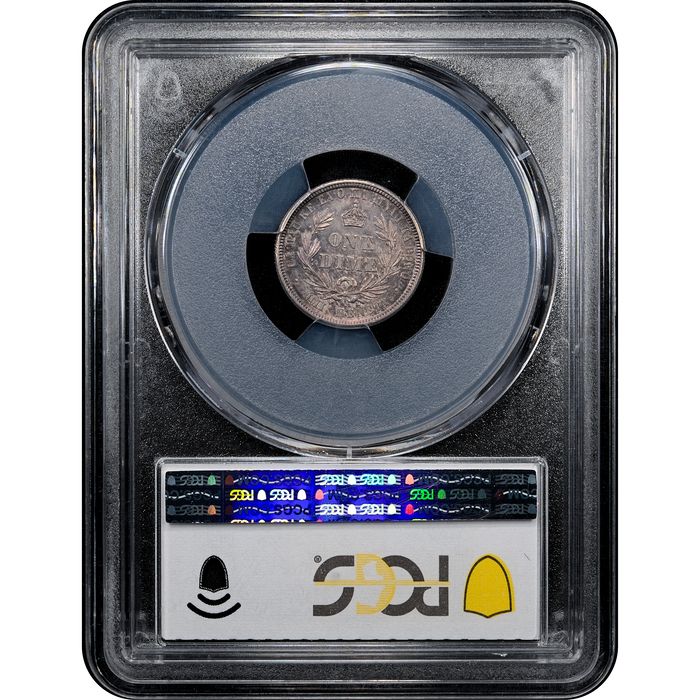 1883 Hawaii Dime (10c) Reverse Slab Image