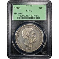 1883 Hawaii Dollar ($1) Obverse Image