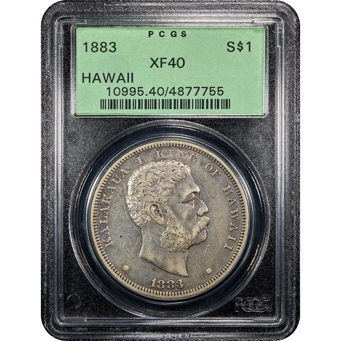 1883 Hawaii Dollar ($1) Obverse Image