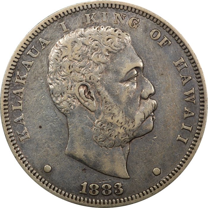 1883 Hawaii Dollar ($1) Photo 3
