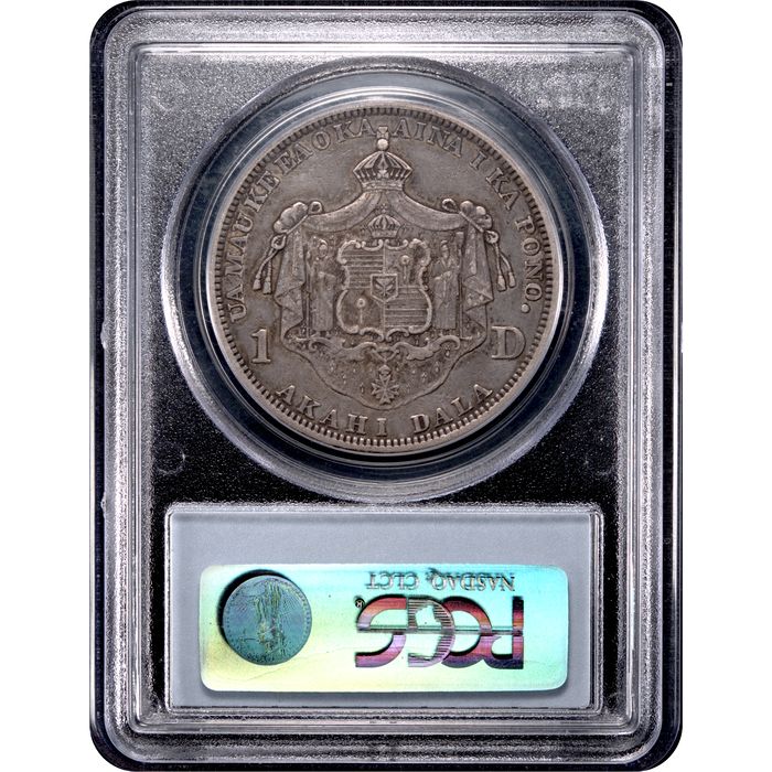 1883 Hawaii Dollar ($1) Reverse Slab Image
