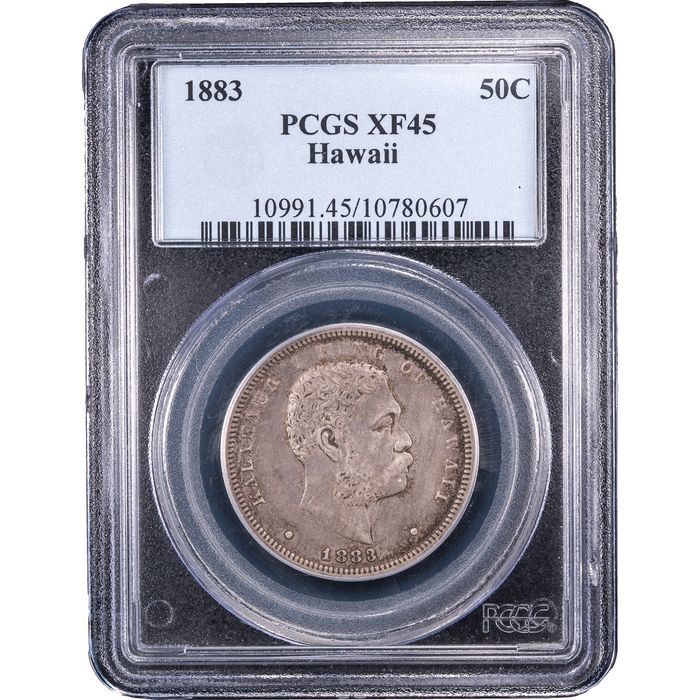 1883 Hawaii Half Dollar (50c) Obverse Image