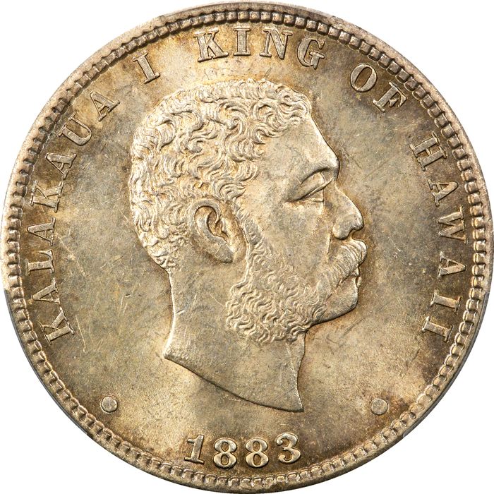 1883 Hawaii Quarter (25c) Photo 3