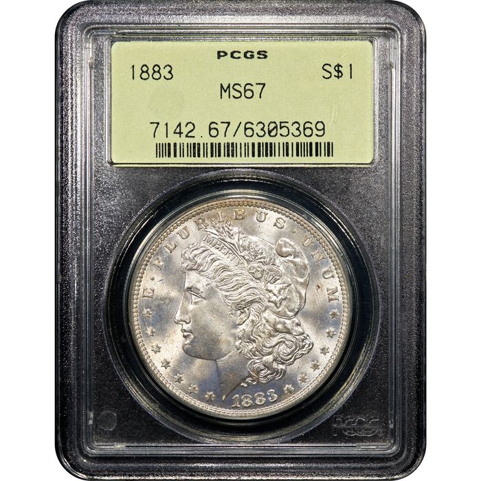 1883 Morgan Dollar ($1) OGH Obverse Slab Image