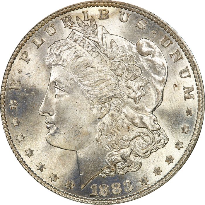 1883 Morgan Dollar ($1) OGH Obverse Image