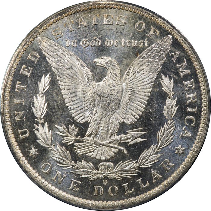 1883-O Morgan Dollar ($1) OGH Reverse Image