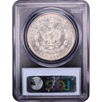 1883-O Morgan Dollar ($1) Rainbow Toner Reverse Slab Image