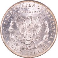 1883-O Morgan Dollar ($1) Rainbow Toner Reverse Image