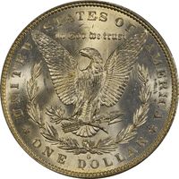 1883-O Morgan Dollar ($1) Rainbow Toner Reverse Image