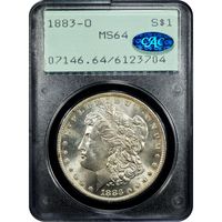 1883-O Morgan Dollar ($1) Rattler Obverse Slab Image
