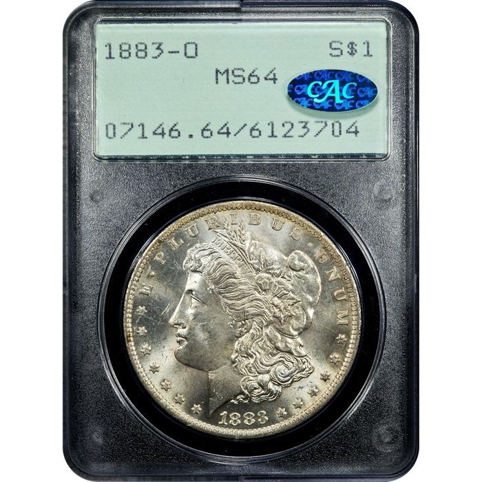 1883-O Morgan Dollar ($1) Rattler Obverse Slab Image