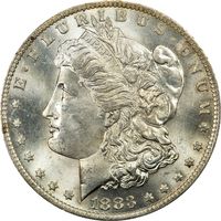 1883-O Morgan Dollar ($1) Rattler Obverse Image