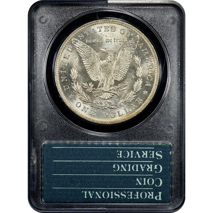 1883-O Morgan Dollar ($1) Rattler Reverse Slab Image
