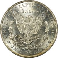 1883-O Morgan Dollar ($1) Rattler Reverse Image