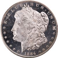 1884-CC Morgan Dollar ($1) GSA Obverse Image