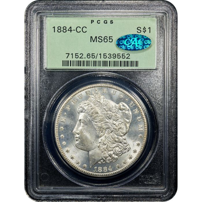 1884-CC Morgan Dollar ($1) OGH Obverse Image