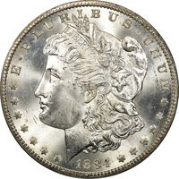 1884-CC Morgan Dollar ($1) OGH Obverse Image