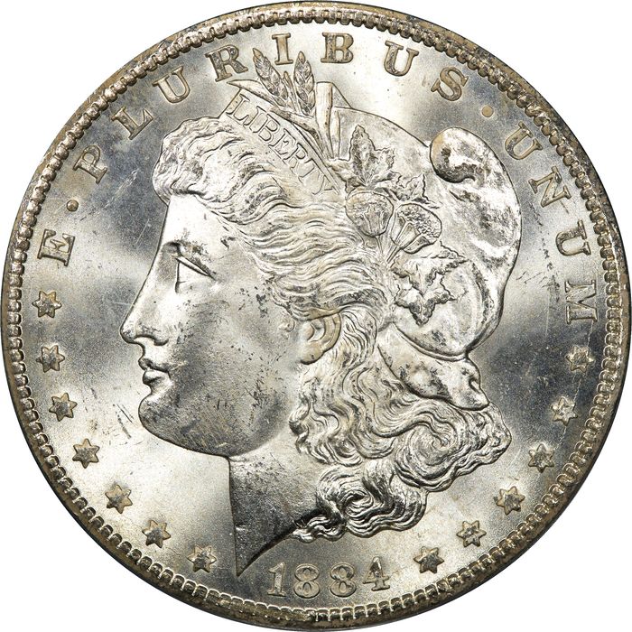 1884-CC Morgan Dollar ($1) OGH Obverse Image