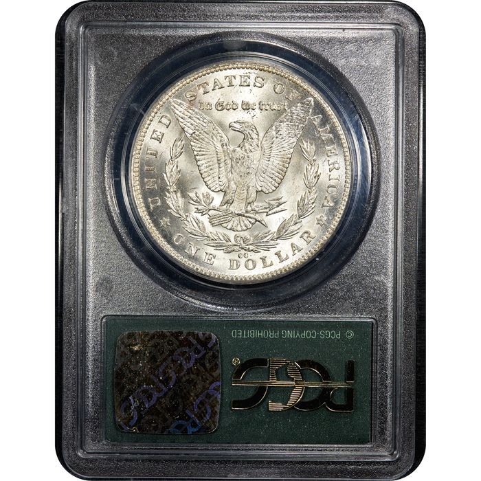 1884-CC Morgan Dollar ($1) OGH Reverse Slab Image
