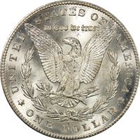 1884-CC Morgan Dollar ($1) OGH Reverse Image