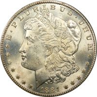 1884-CC Morgan Dollar ($1) OGH Photo 3