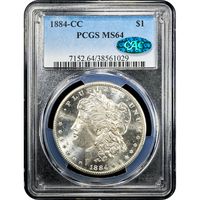 1884-CC Morgan Dollar ($1) Obverse Image