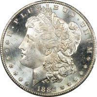 1884-CC Morgan Dollar ($1) Photo 3