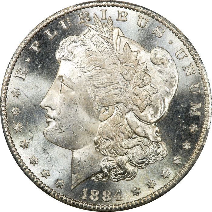 1884-CC Morgan Dollar ($1) Photo 3