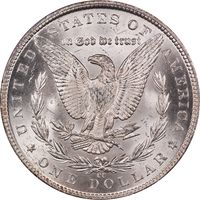 1884-CC Morgan Dollar ($1) Reverse Image