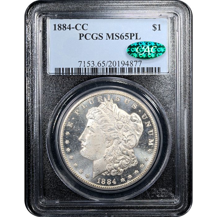 1884-CC Morgan Dollar ($1) Obverse Slab Image